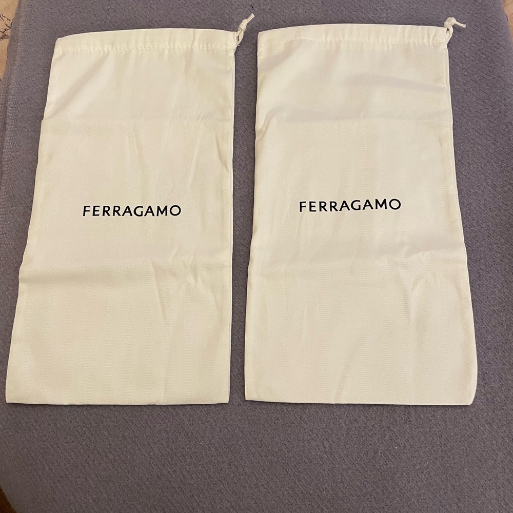 Salvatore Ferragamo Cream Storage bag for shoes